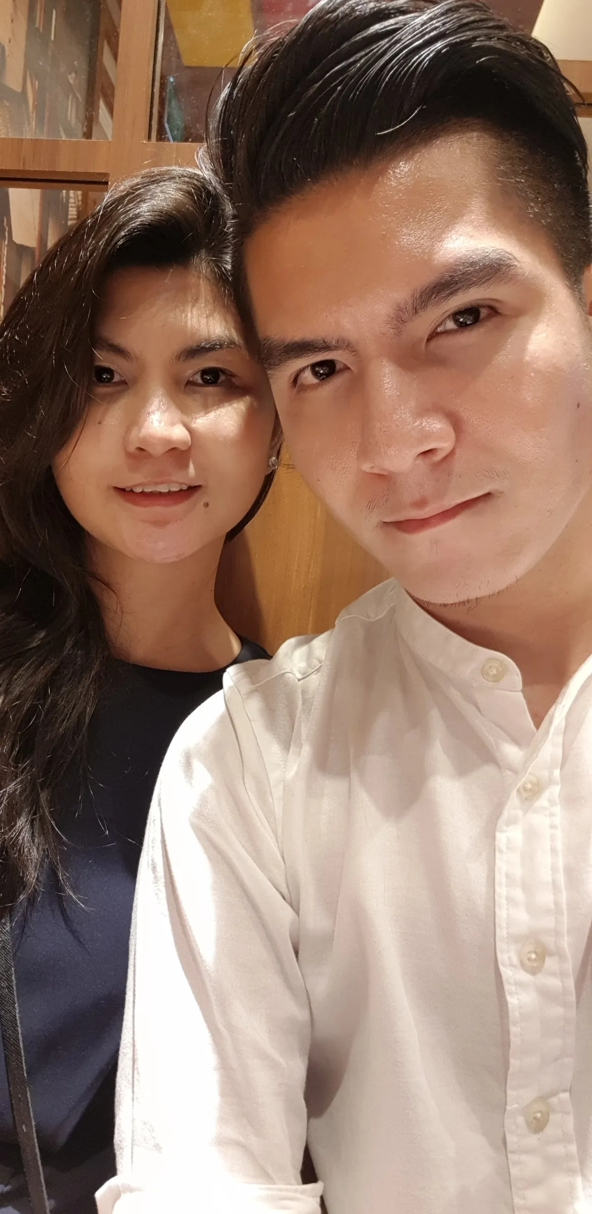 Jervis and Hazel sharing a quiet smile