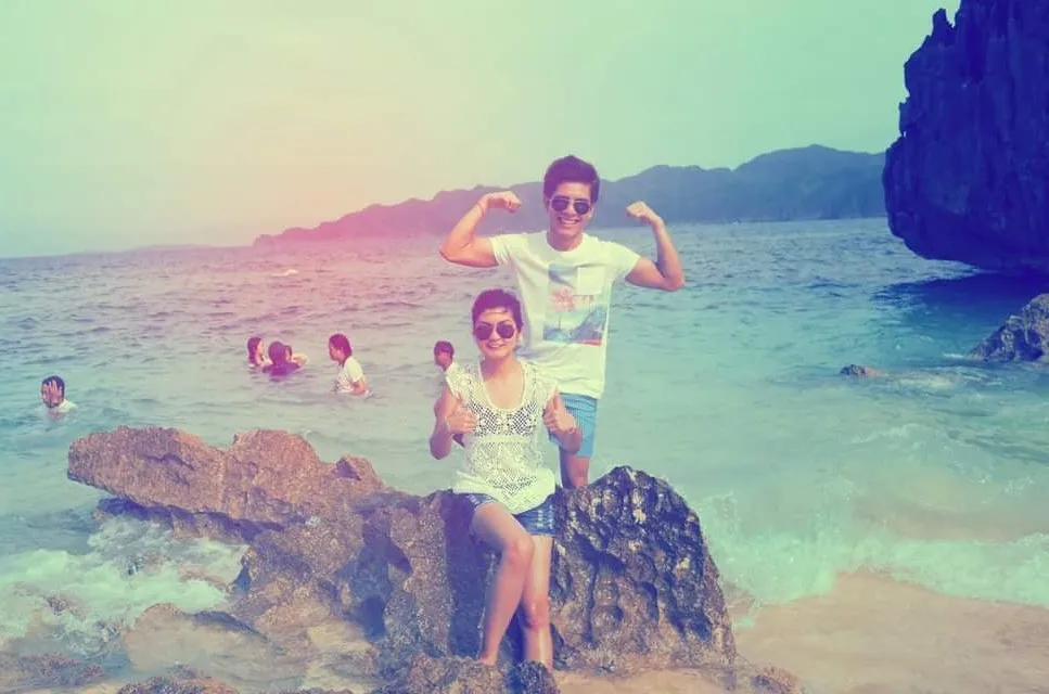 Jervis and Hazel enjoying the moment