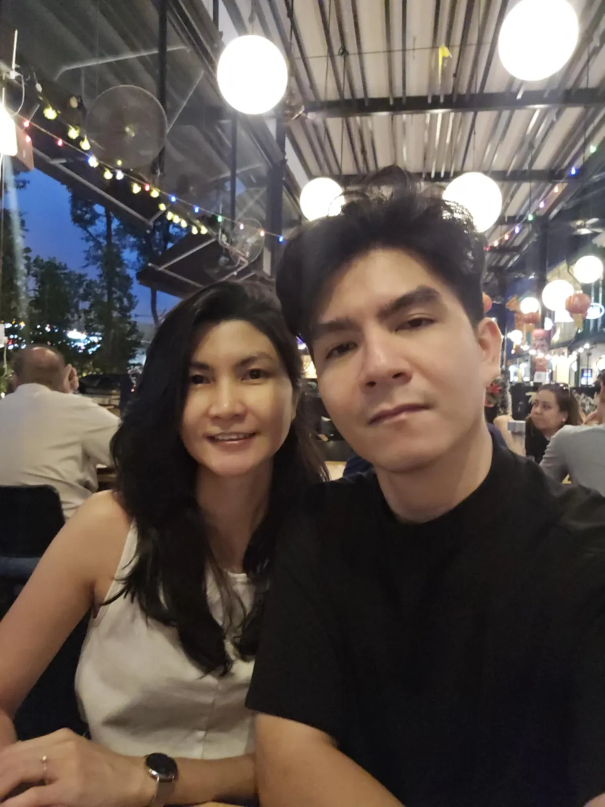 Jervis and Hazel in a candid portrait together